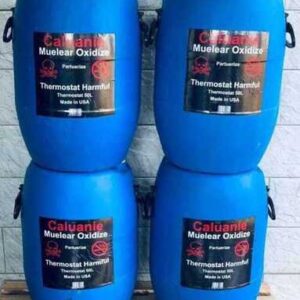 Industrial containers of Caluanie Muelear Oxidize supplied by Australian distributors.
